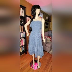 Elan Eyelet Maxi Dress, Small